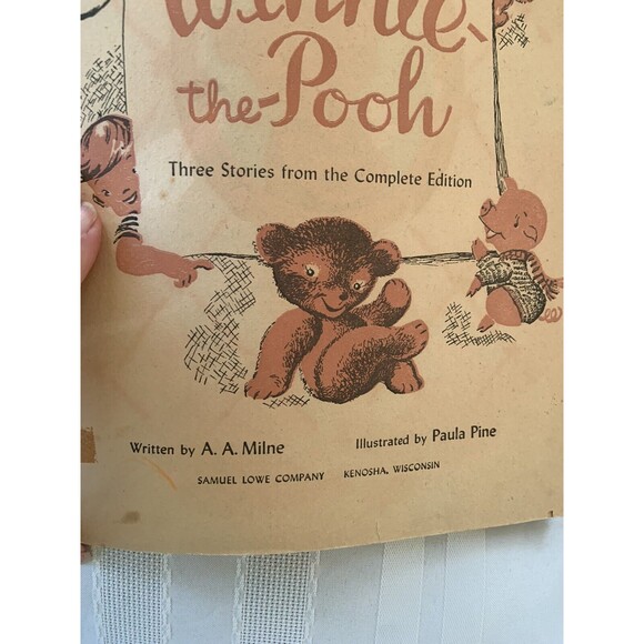 1946 Winnie the Pooh (Three Stories) A.A. Milne children's book Paula Pine art - Picture 4 of 12